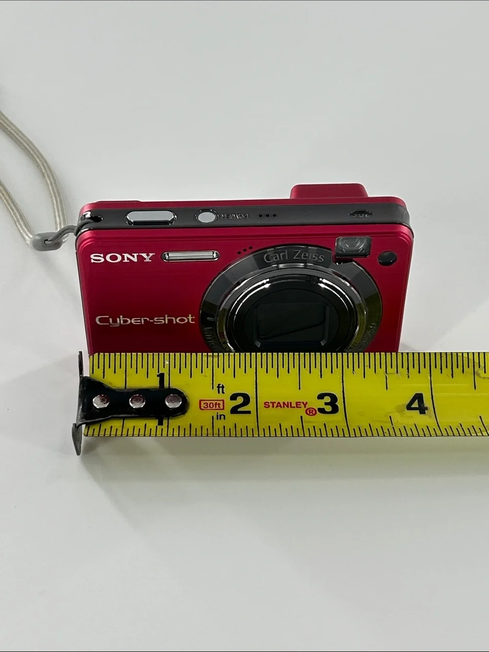 Sony Cyber-shot Carl Zeiss DSC-W170 Digital Camera 10.1 Red Super SteadyShot 1